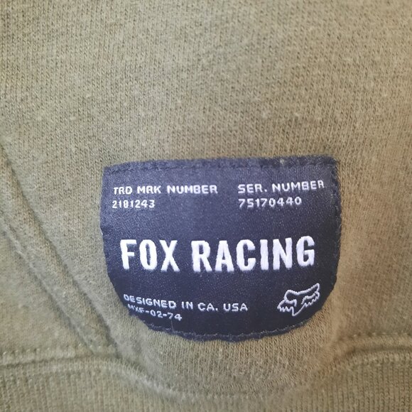 Fox Racing Pullover Hoodie Men's Size Small Motocross Style Comfort Midweight - Picture 2 of 12